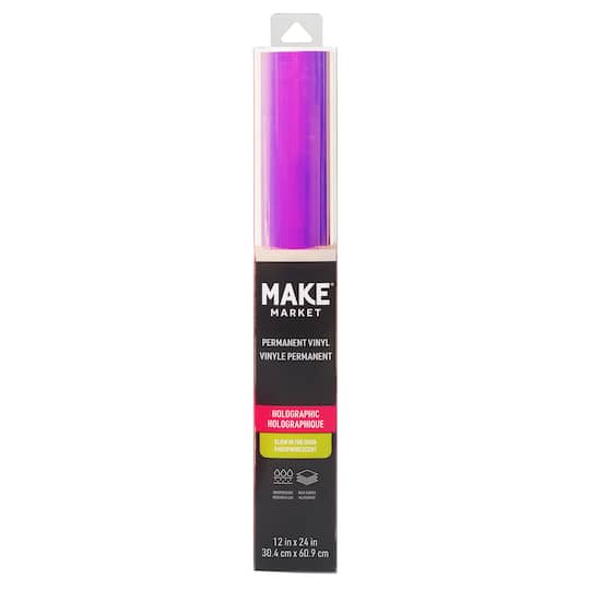 Holographic Glow-in-the-Dark Permanent Vinyl by Make Market